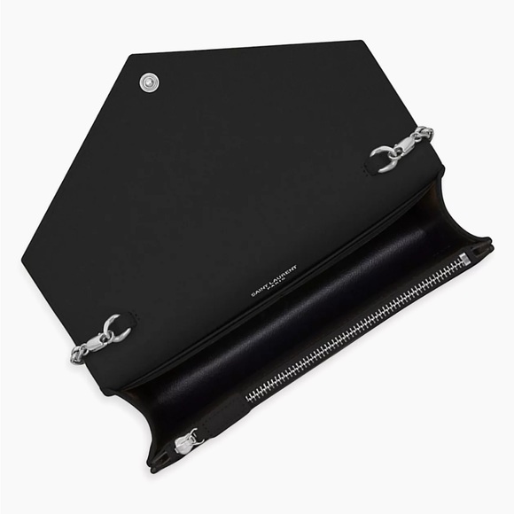 Saint Laurent Cassandre envelope chain wallet - Picture 4 of 7